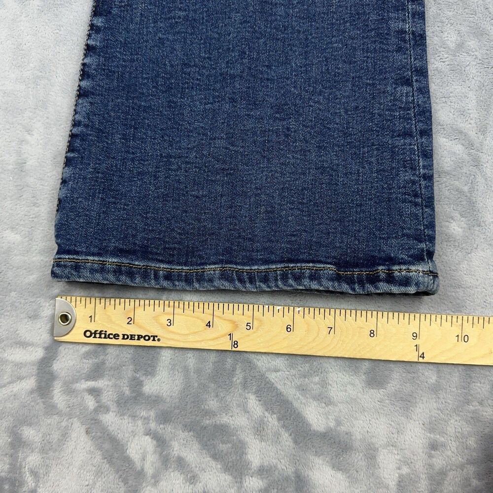 GOOD AMERICAN Good Petite Flare Jeans Women's Size Size 4/27 Blue Stretch NWT - Picture 12 of 12